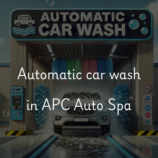Automatic car wash in APC Auto Spa