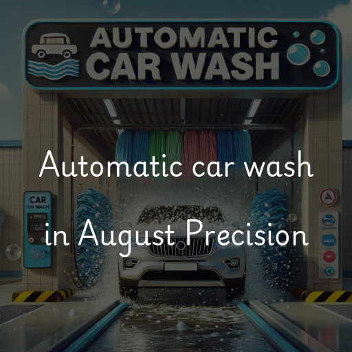 Automatic car wash in August Precision