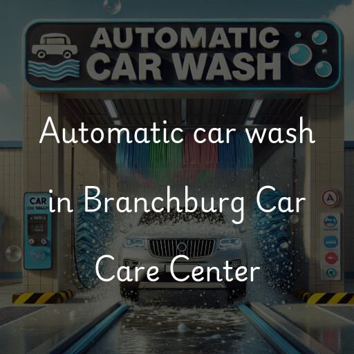 Automatic car wash in Branchburg Car Care Center