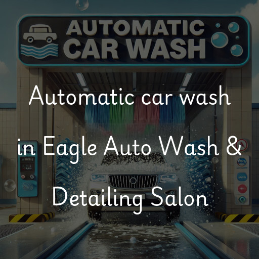 Automatic car wash in Eagle Auto Wash & Detailing Salon