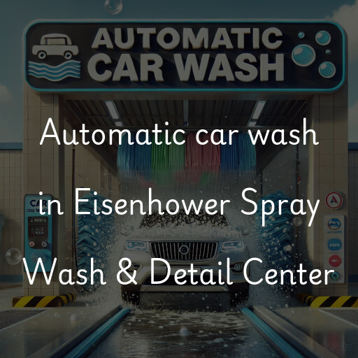 Automatic car wash in Eisenhower Spray Wash & Detail Center