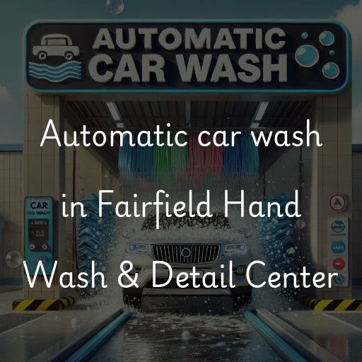 Automatic car wash in Fairfield Hand Wash & Detail Center