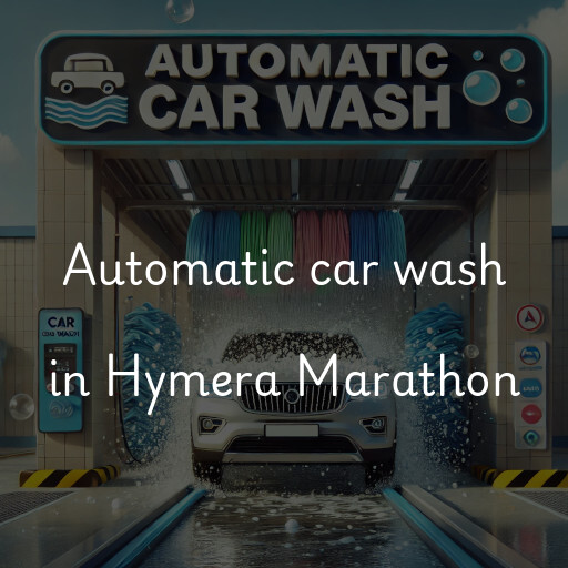 Automatic car wash in Hymera Marathon