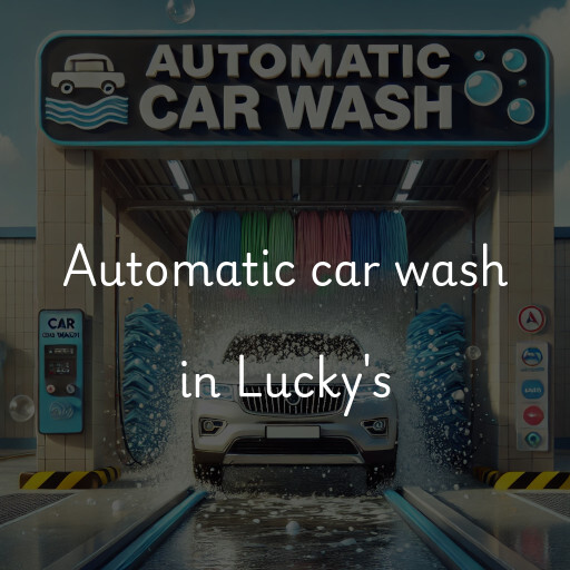 Automatic car wash in Lucky's