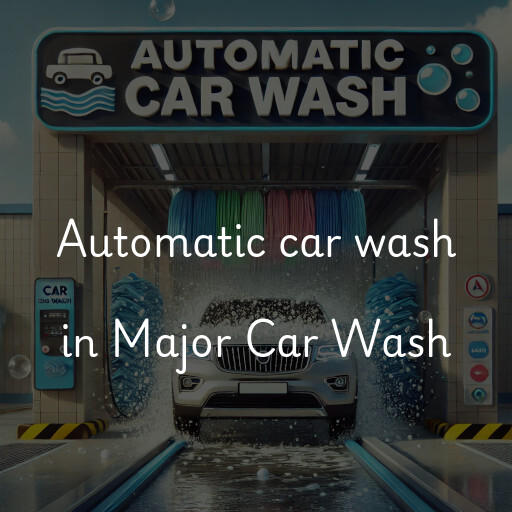 Automatic car wash in Major Car Wash