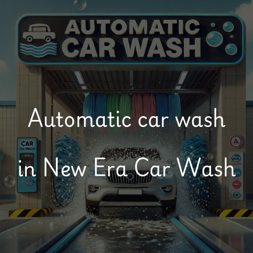 Automatic car wash in New Era Car Wash