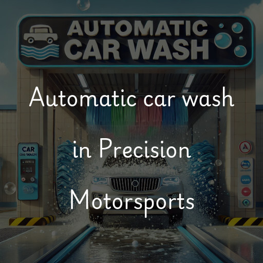 Automatic car wash in Precision Motorsports