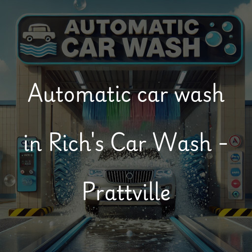 Automatic car wash in Rich's Car Wash - Prattville