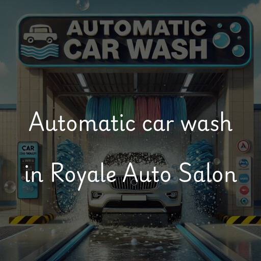Automatic car wash in Royale Auto Salon