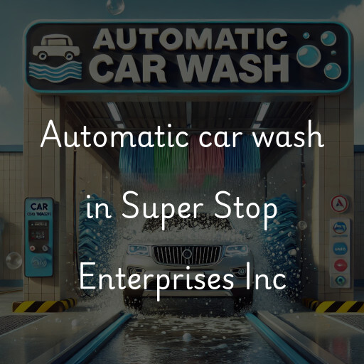 Automatic car wash in Super Stop Enterprises Inc
