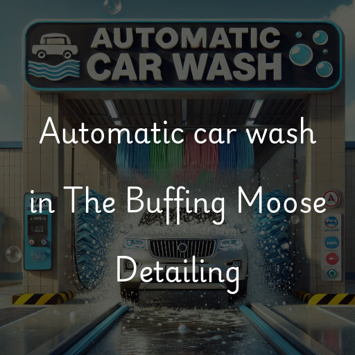 Automatic car wash in The Buffing Moose Detailing
