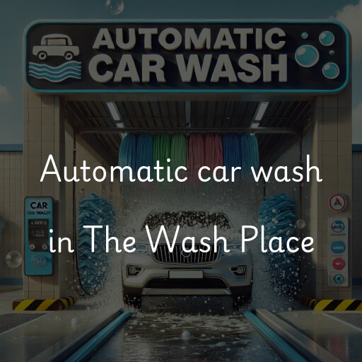 Automatic car wash in The Wash Place