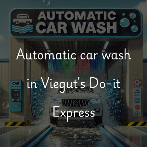 Automatic car wash in Viegut's Do-it Express