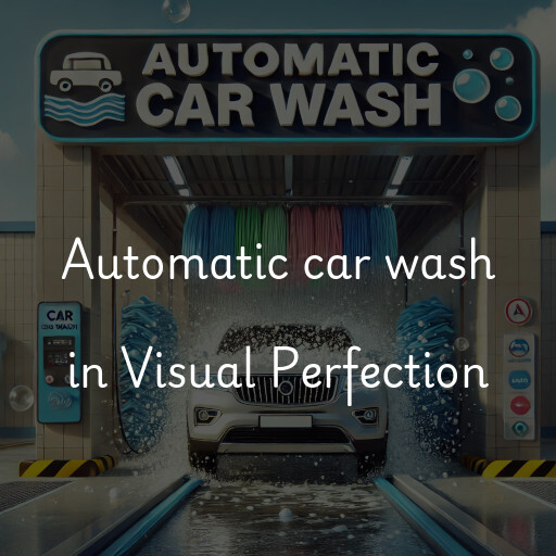 Automatic car wash in Visual Perfection