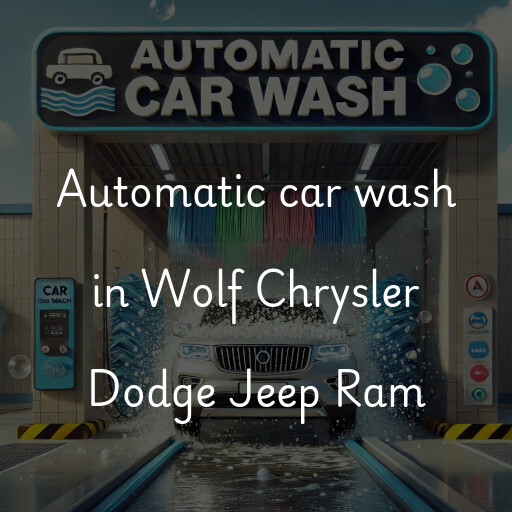 Automatic car wash in Wolf Chrysler Dodge Jeep Ram