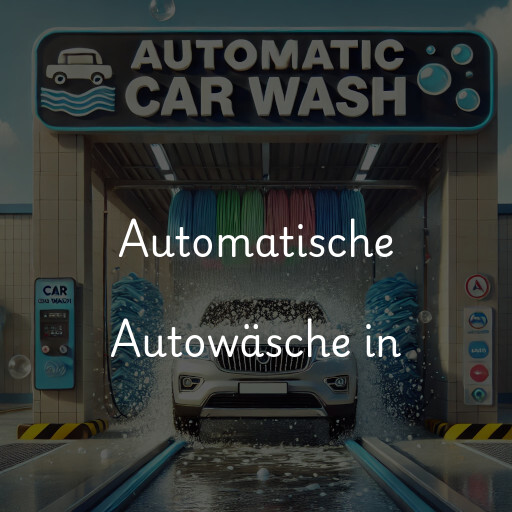 Automatische Autowäsche in 