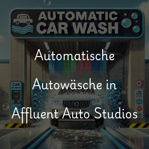 Automatische Autowäsche in Affluent Auto Studios