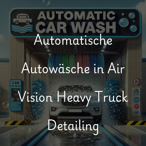 Automatische Autowäsche in Air Vision Heavy Truck Detailing