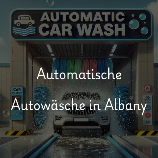Automatische Autowäsche in Albany