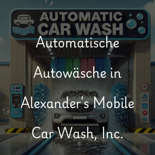 Lavado de autos en Alexander's Mobile Car Wash, Inc.
