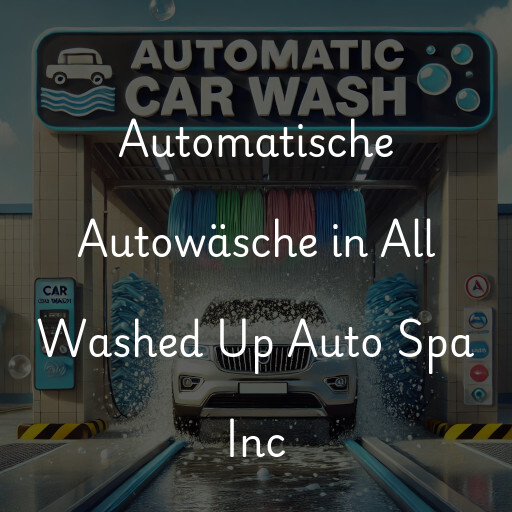 Automatische Autowäsche in All Washed Up Auto Spa Inc