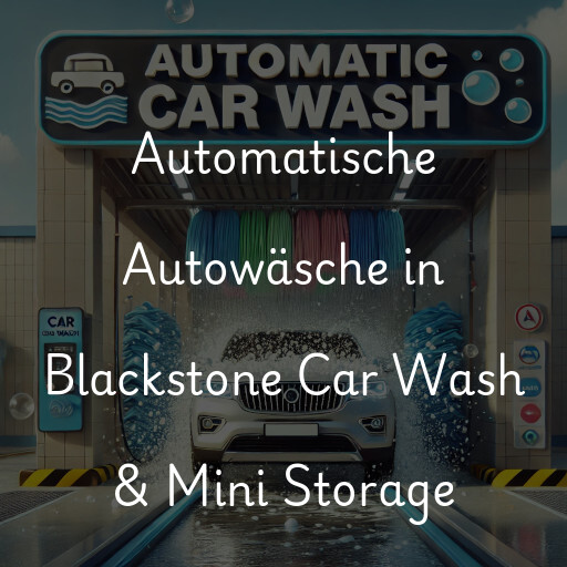 Automatische Autowäsche in Blackstone Car Wash & Mini Storage