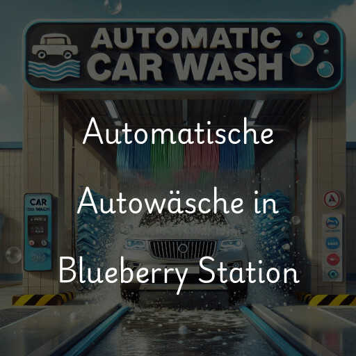 Automatische Autowäsche in Blueberry Station