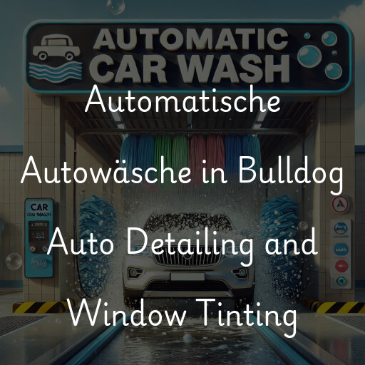 Automatische Autowäsche in Bulldog Auto Detailing and Window Tinting