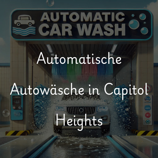 Automatische Autowäsche in Capitol Heights