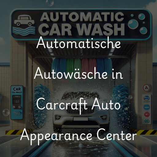 Lavado de autos en Carcraft Auto Appearance Center