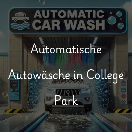 Automatische Autowäsche in College Park