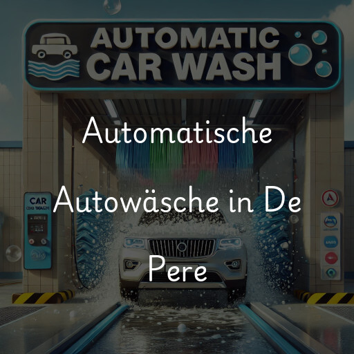 Automatische Autowäsche in De Pere
