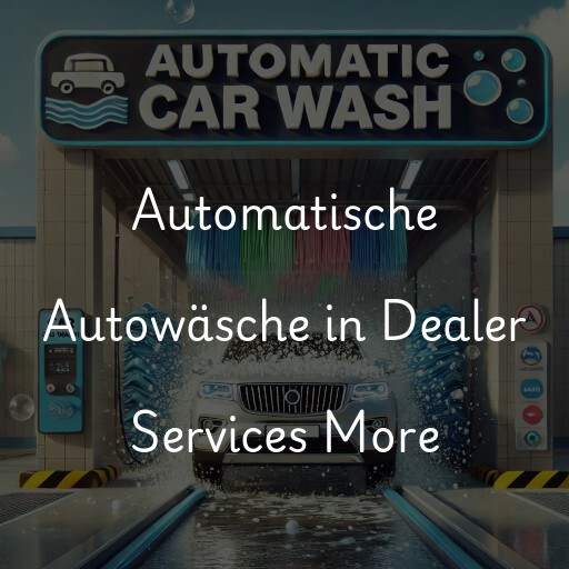 Automatische Autowäsche in Dealer Services More