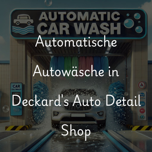 Automatische Autowäsche in Deckard's Auto Detail Shop
