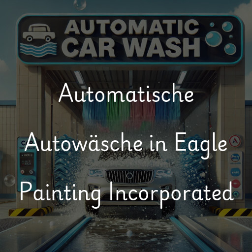 Automatische Autowäsche in Eagle Painting Incorporated