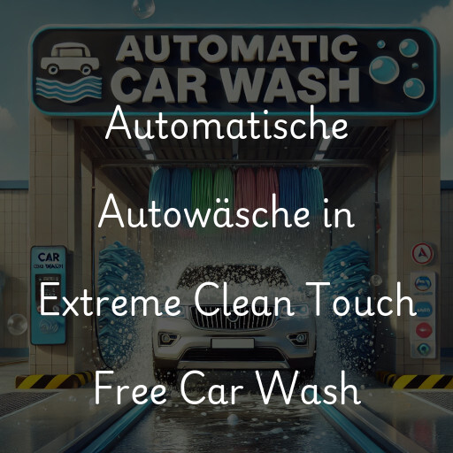 Automatische Autowäsche in Extreme Clean Touch Free Car Wash
