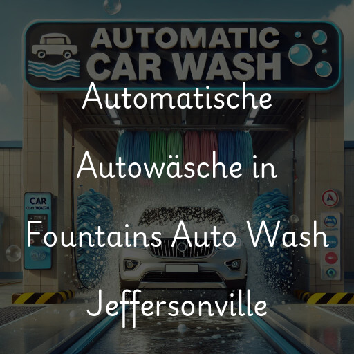 Lavado de autos en Fountains Auto Wash Jeffersonville