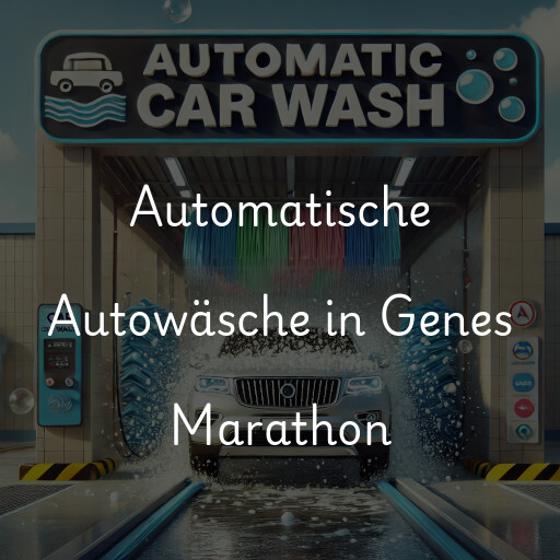 Automatische Autowäsche in Genes Marathon