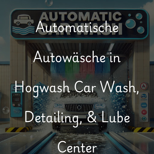 Automatische Autowäsche in Hogwash Car Wash, Detailing, & Lube Center