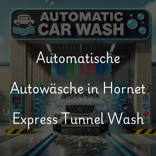 Automatische Autowäsche in Hornet Express Tunnel Wash