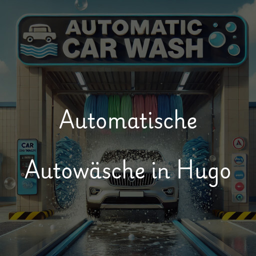 Automatische Autowäsche in Hugo