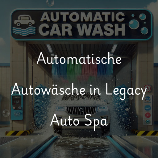 Automatische Autowäsche in Legacy Auto Spa