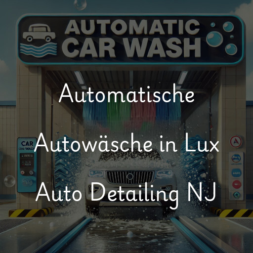 Automatische Autowäsche in Lux Auto Detailing NJ