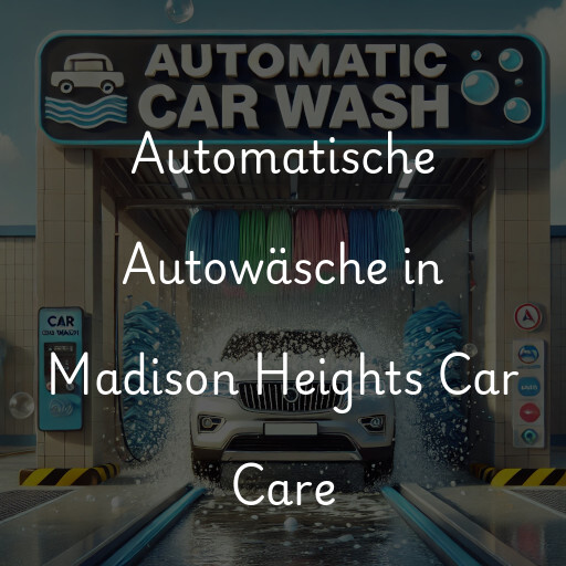 Lavado de autos en Madison Heights Car Care