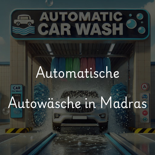Automatische Autowäsche in Madras