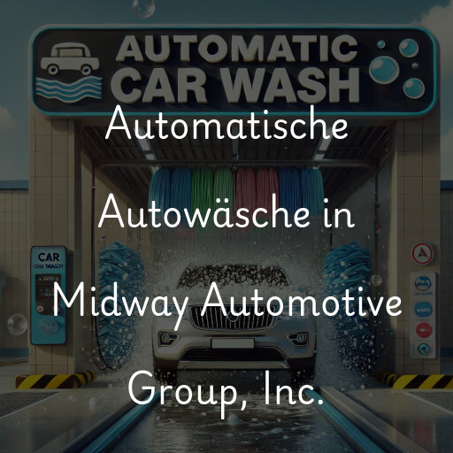 Automatische Autowäsche in Midway Automotive Group, Inc.