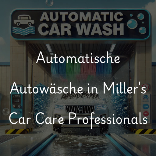 Automatische Autowäsche in Miller's Car Care Professionals