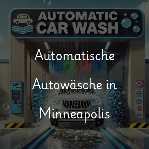 Automatische Autowäsche in Minneapolis