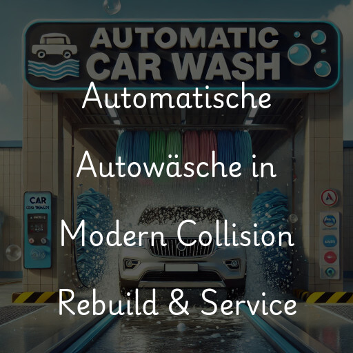 Automatische Autowäsche in Modern Collision Rebuild & Service