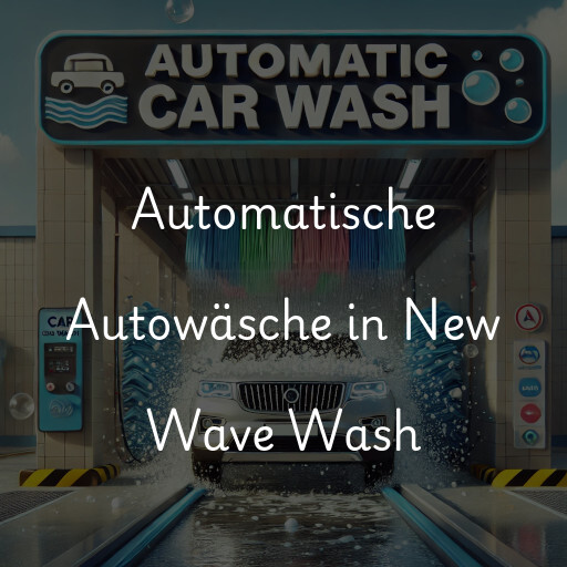 Automatische Autowäsche in New Wave Wash